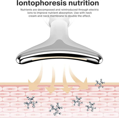 Ohio eur facial USB pour thérapie photonique EMS, appareil de lifting du visage et du cou, dispositif de raffermissement du double ruisseau mince, élimine les lignes du cou, masseur facial, beauté